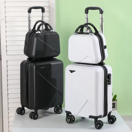 L006 16 inch Luggage Sets Travel Suitcase Carry-on Hand Luggage With Cosmetic Bag Combination
