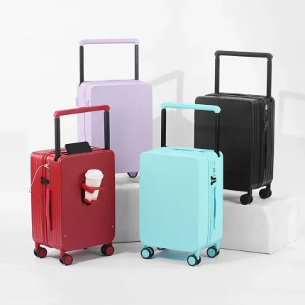 Z1045 Manufactory PC Travel Trolley Case Durable Men Combination Case Small Size Boarding Case Luggage Suitcase with USB