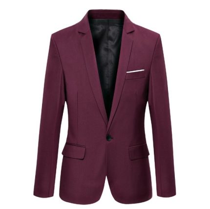 K057 Autumn Men's Slim Fit Casual Blazer