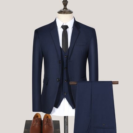 K047 Men's New Slim-Fit Suit Set