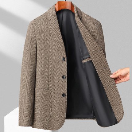 K054 Men's New Mid-Age Casual Suit